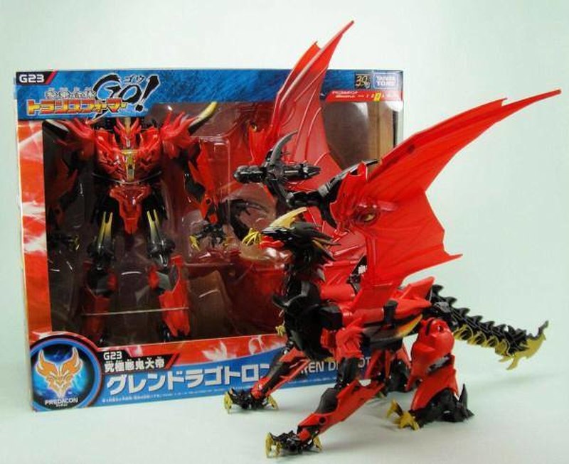 Transformers Go! G23 Guren Dragotron Out of Box Images Japan 